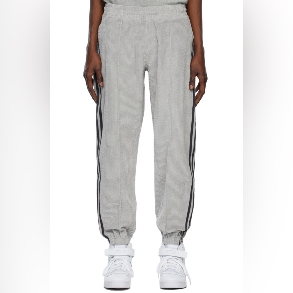 NWT Adidas Ivy Park Unitefit Corduroy Sweatpants Sz S Gray